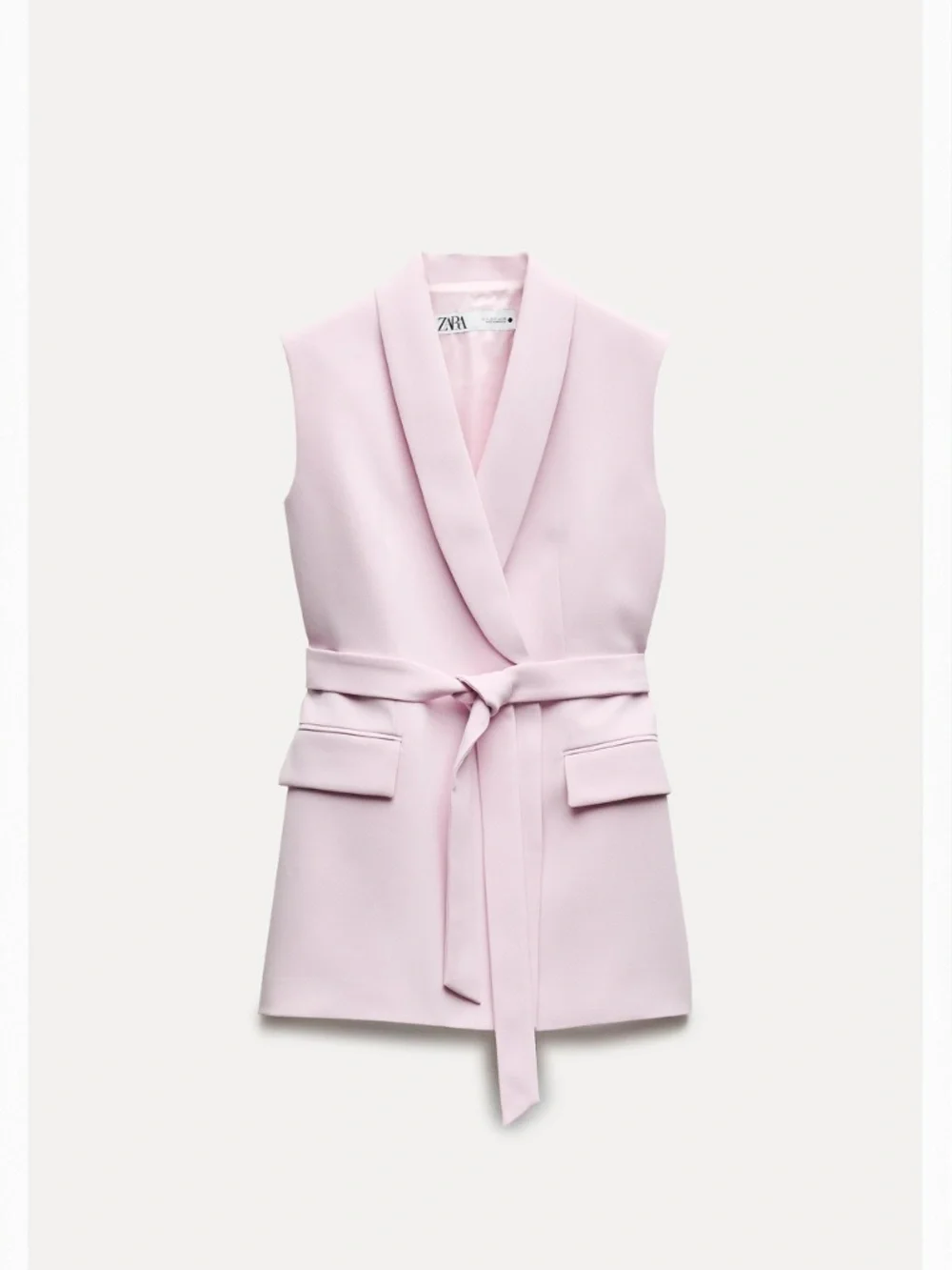 NWT ZARA, Pink Vest Pant Suit Set, Size M